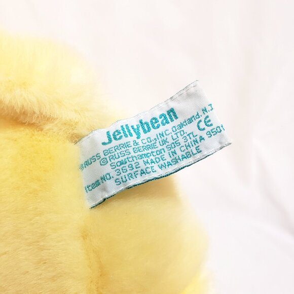 Jellybean Giraffe Rattle Yellow Plush Stuffed Animal 15" Russ Toy 3692 Corduroy - Picture 5 of 8